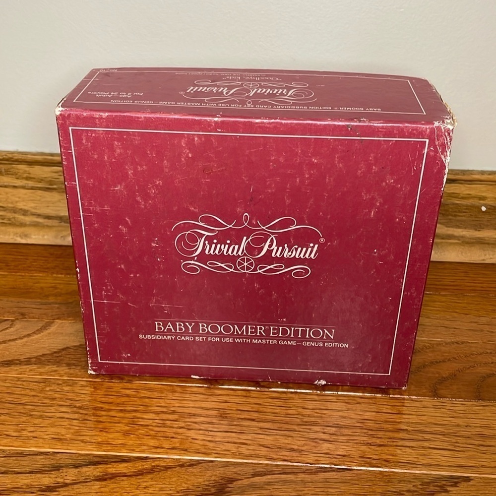 Trivial Pursuit Baby Boomer Edition 1983 For use with Master Game
